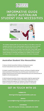 Informative Guide About Australian Student Visa Necessities