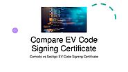 Compare EV Code Signing Certificate - Comodo vs Sectigo