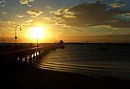Watch a Magical Sunset at St. Kilda Pier