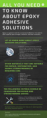 All You Need to Know About Epoxy Adhesive Solutions