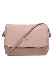 Buy CAPRESE Pink Womens Snap Closure Sling Bag | Shoppers Stop