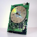 Laser Etched Recycled Circuit Board Clock | Geeky Gadgets