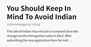 You Should Keep In Mind To Avoid Indian Visa Rejection