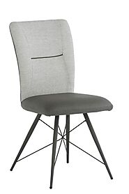 Amari Light Grey And Dark Grey Dining Chair