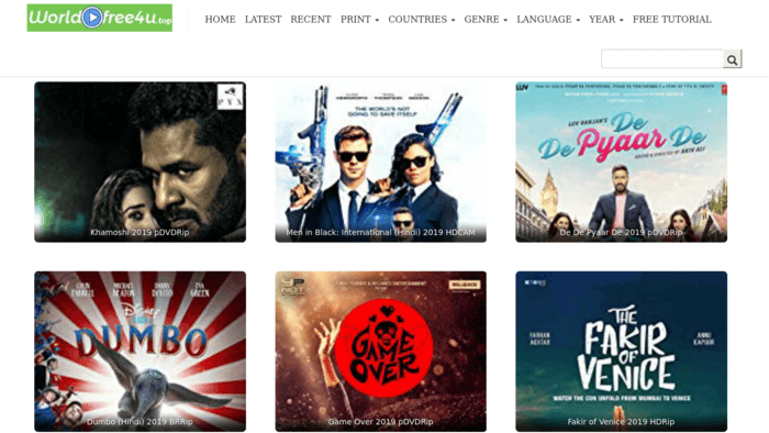 world4free hollywood movie in hindi free download