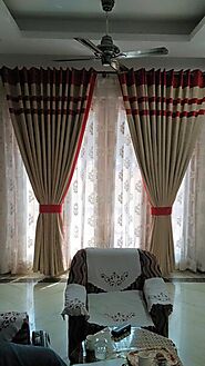 Designer Curtains | Curtain Shop in Gurgaon | Sham Emporium