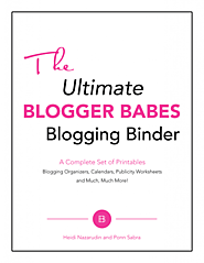 1- The Ultimate Blogging Binder-For Free, Right Now!