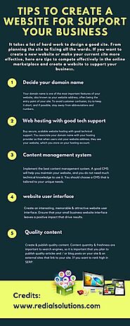 Tips To Create A Website For Support Your Business