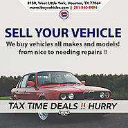 Sell Your Car For Cash | We Buy Junk Cars, Houston,TX - I Buy Vehicles