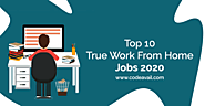 Top 10 true work from home jobs 2020 with best platforms