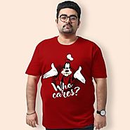 Grab Latest Collection of All New Plus Size T-Shirts for Mens Only at Beyoung