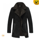 Christmas Fur Lined Trench Coat CW819459 - CWMALLS.COM