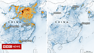 Coronavirus: Nasa images show China pollution clear amid slowdown - BBC News