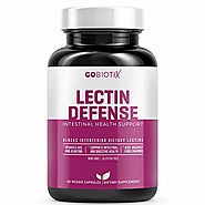 GoBiotix Lectin Defense | Block Interfering Dietary Lectins and Ease Gas | Aids in Intestinal Health with Immune Supp...