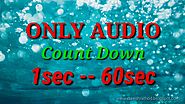 60 seconds Count down TIMER | 1 minute | Audio.