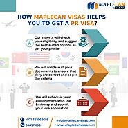 How MapleCan Visas Helps You To Get A PR Visa?