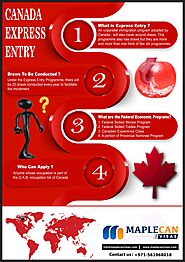 Canada Express Entry Visa Process Infographic