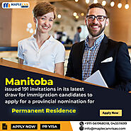 Manitoba PNP Invited 191 Candidates