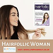 Buy Online Vitabiotics Hairfollic Woman 60 Tablets - From Online Chemists Shop