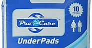 Buy Hi-Tech Pro-Care Underpads (White)- Set of 10 At Amazon.in - Health Care