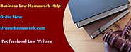 Business Law Homework Help | Business Law Assignment Help