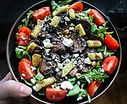 Best Food Recipes: Arugula Mushroom Salad