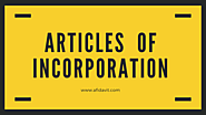 Articles of Incorporation affidavit: Articles of Incorporation Format & Template, Articles of Incorporation Firm, Art...