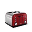 242004 Accents 4-Slice Toaster - Red