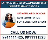 Open School admission in Delhi for Open school 10th / 12th admission form 2025-2026 last date