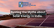 Busting the Myths about Solar Energy in India | Bengal Sun Solar Energy