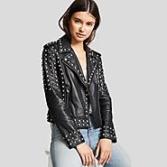 Real Black Leather Jackets for women at NYC Leather Jackets