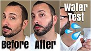 How to Apply Hair Fibers on a Beard | Waterproof Test