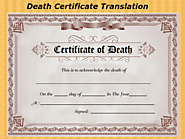 Buy Death Certificate Online - certified