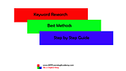 Keyword Research: Best Methods (Step by Step Guide)