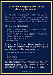 Let’s know the specialty of a Best Masonry Contractor by Zil Concrete - Issuu