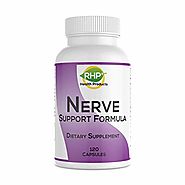 Nerve Support Formula for The Nutritional Support of Peripheral Neuropathy and Nerve Pain Relief. 120 Capsules