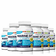 Marine Essentials-Marine D3"Improved Capsule Formula" Super Antioxidant Omega 3 Anti-Aging Calamari Seanol-P DHA (360...