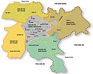 Bản đồ phân khu hành chính TP Hồ Chí Minh mới nhất 2020
