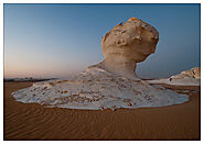 THE WHITE DESERT IN THE FRAFAR. THE MIRACLE OF THE DESERTS OF THE WORLD
