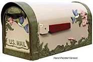 Hand Painted Curbside Hummingbird Mailbox
