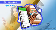 Get yourself acquainted with the Kik clone app that comes with real-time chat solutions - goappx