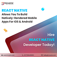 Hire React Native Developer - React Native Development Company