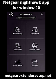How to download Netgear nighthawk app for window 10