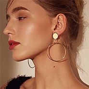 Fashion Women Round Stud Earrings | Crazy CLiQ