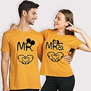 Grab Best Couple T shirts Online India at Beyoung