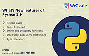 What's New features of Python 3.9