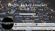Traffic Ticket Attorney Decatur GA