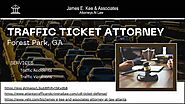Traffic Ticket Attorney Forest Park, GA