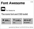 Font Awesome, the iconic font and CSS toolkit