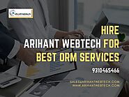 Hire Arihant Webtech for Best ORM Services